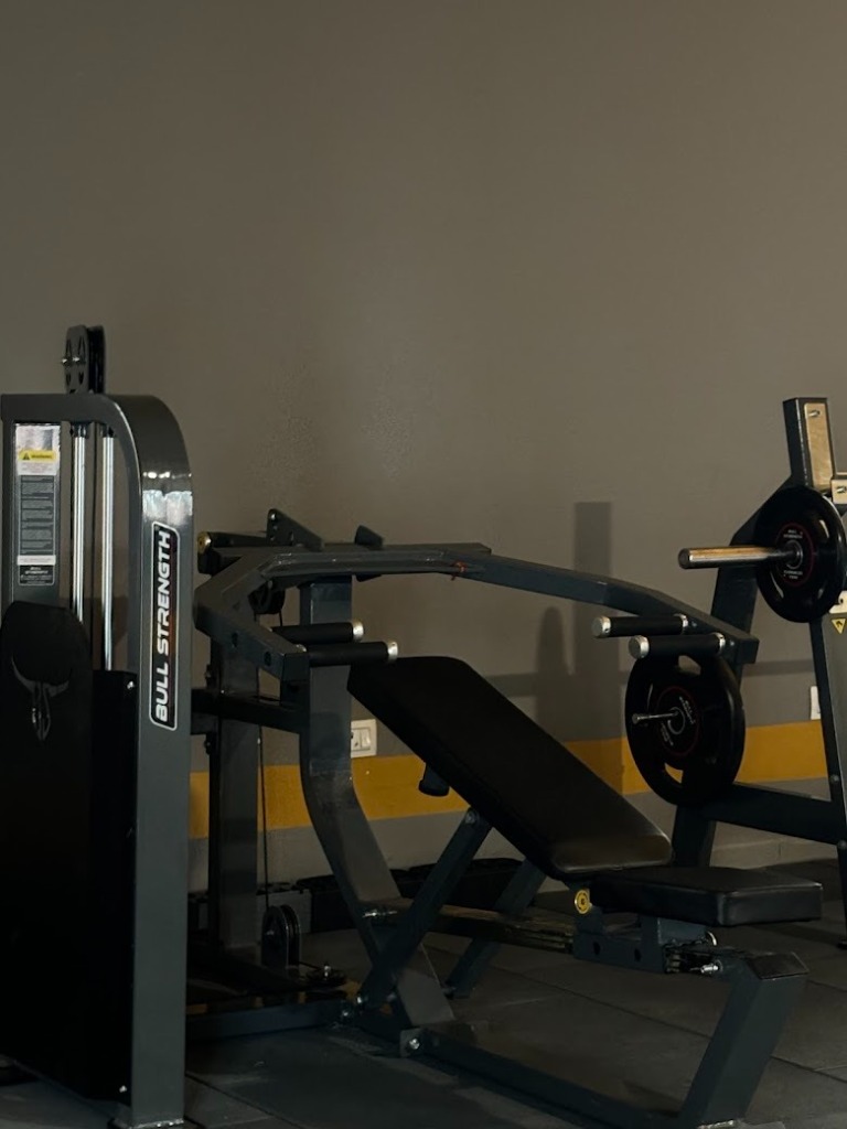 Incline chest press machine at Desh Gym Dehgam